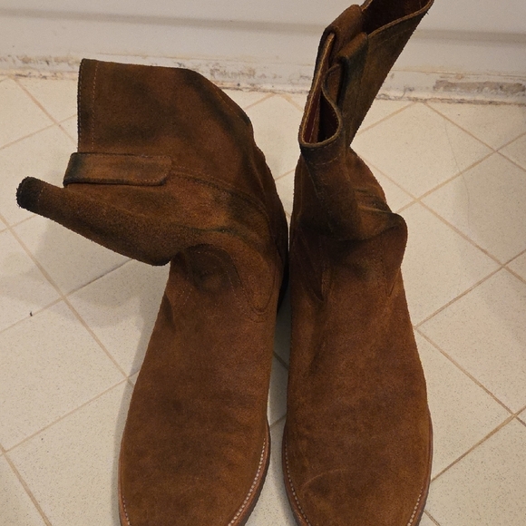 Men's J crew x Hambleton Roper Boots in Roughout Suede, Size 13 - Picture 3 of 7